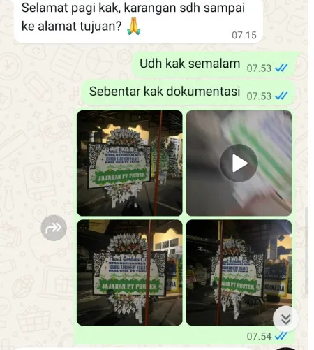 Pengiriman Papan Bunga Selamat Pengkol Nguter